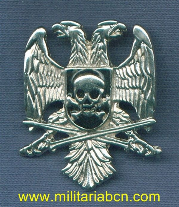 Guerra de los Balcanes. Insignia de boina de las Milicias de la República Srpska de Bosnia. Model 24