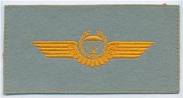 República Federal Alemana. Paracaidista. Modelo 1983. 1ª Clase. Fondo gris. Marina.