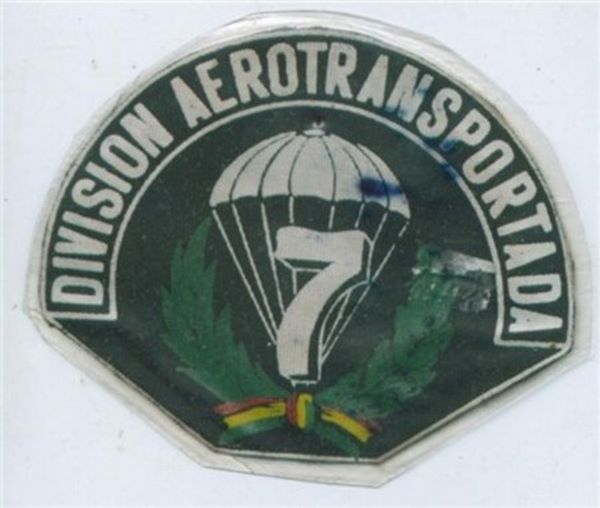 Bolivia. Parche.  7ª División Aerotransportada.