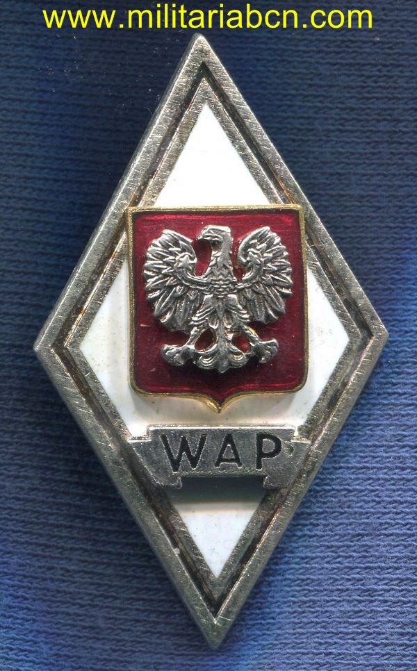 Insignia de Academia Militar 1945-1989.