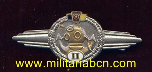Alemania. República Democrática. Buceador de combate 1960-1963. II Clase. Metal.