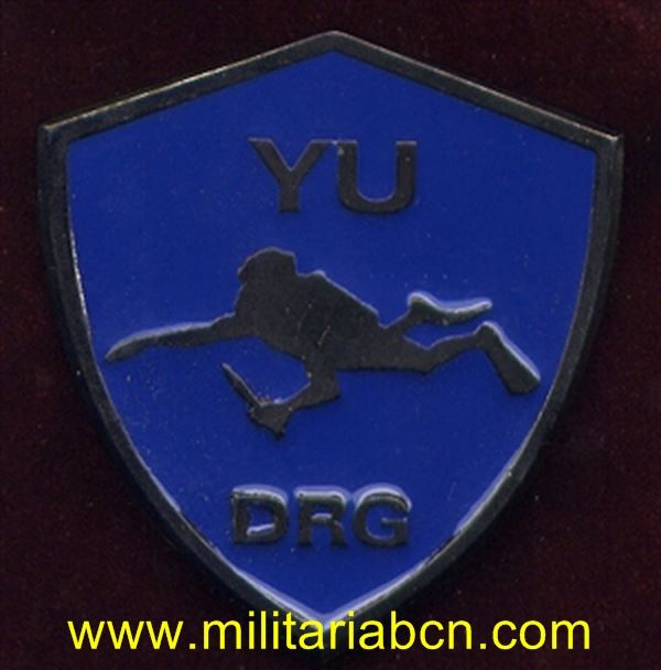 Yugoslavia. Hombre Rana. YU DRG. Versión bronce.