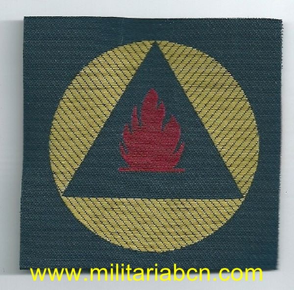 Insignia de brazo de la Defensa Civil Yugoslava. M7