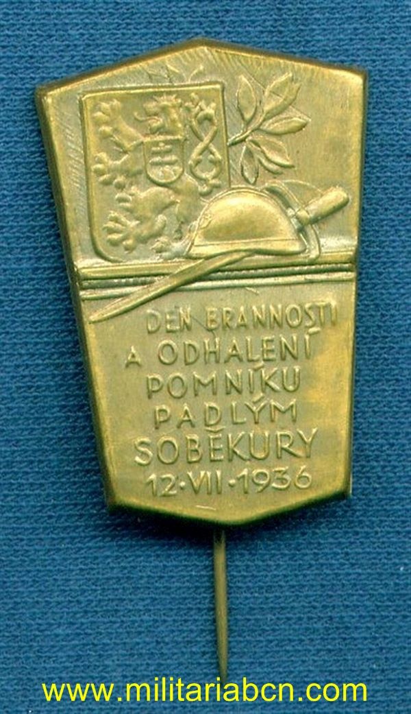 República Checoslovaca. Insignia patriótica. 1936.