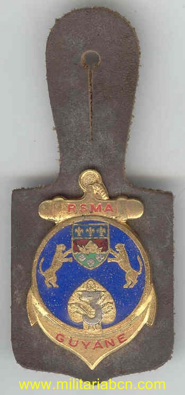 Insignia 3 RSMA Guyane.  FIA G3047