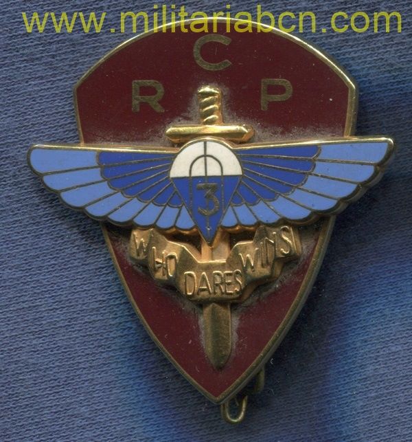 Francia. Insignia Regimental. 3e Régiment de Chasseurs Parachutistes