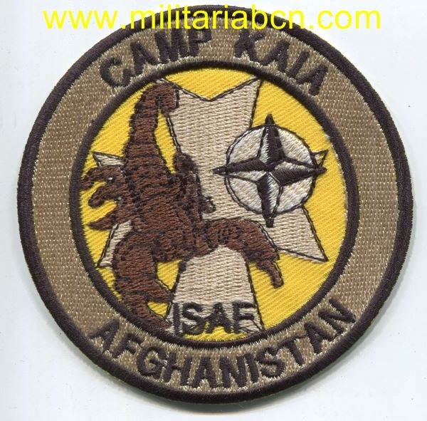 Parche Camp Kaia. ISAF. Afghanistan.