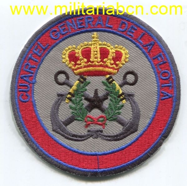 Insignia de tela. Cuartel General de la Flota.