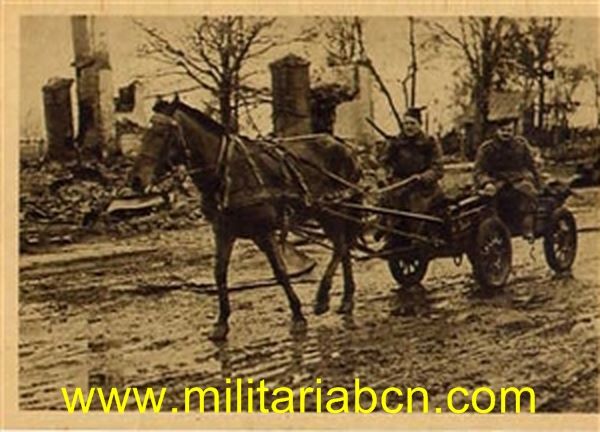 Postal de la División Azul. DA011 . Sin circular