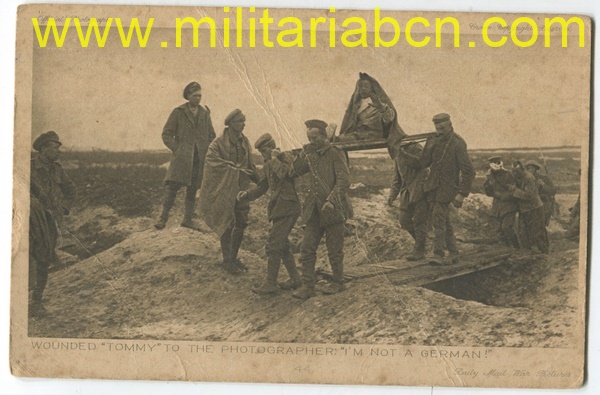 Postal. Reino Unido. 1ª Guerra Mundial. Wounded Tommy.