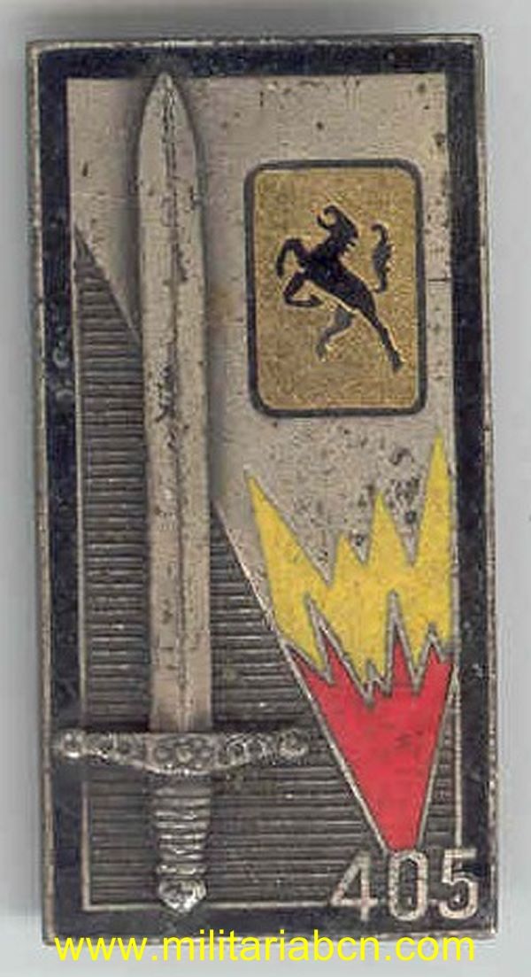 Insignia regimental. 405 BCS Insigne de Train.