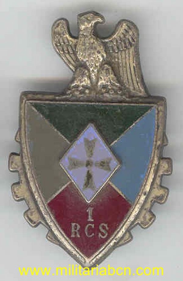 Insignia 1° RCS. 1° régiment de commandement et des services. Drago G. 2606