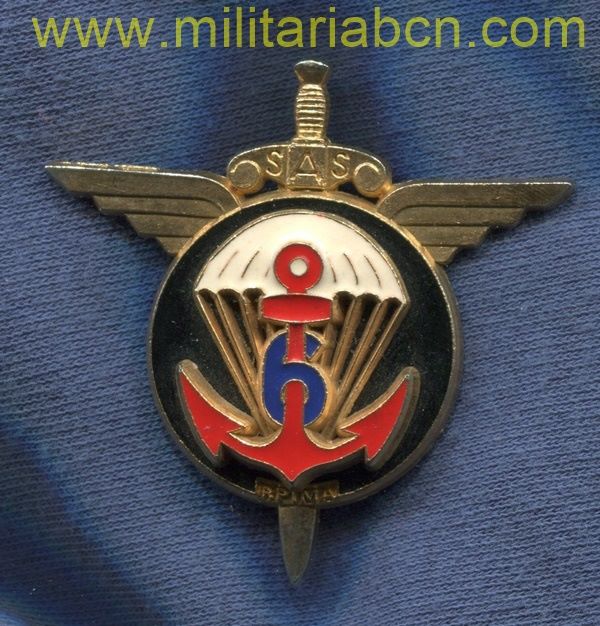 Francia. Insignia Regimental. 6e Régiment de Parachutistes d'Infanterie de Marine