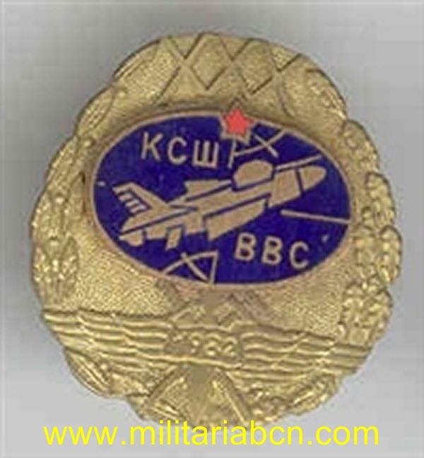 URSS Unión Soviética. Insignia esmaltada. Proyecto espacial KSSH