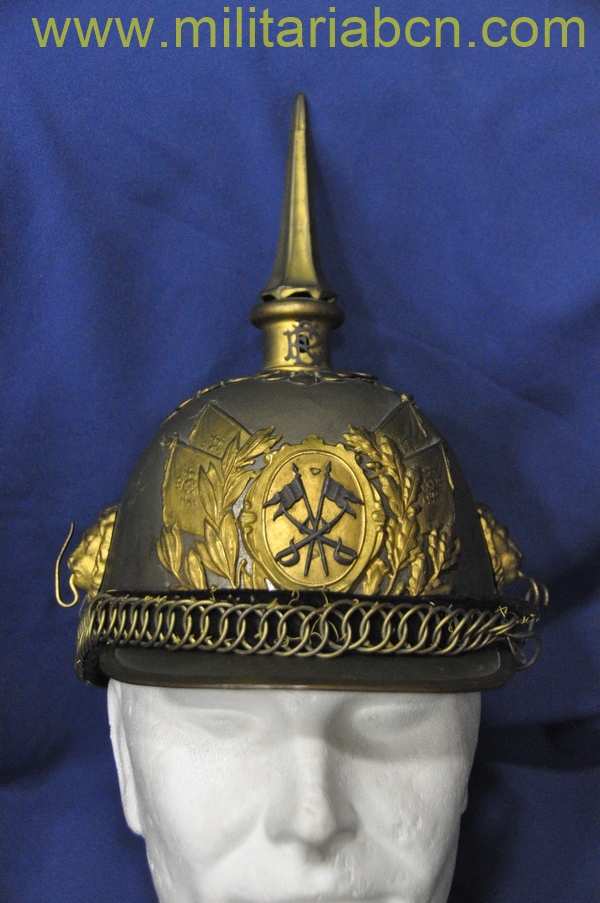 España. Casco de Caballería para Jefes y Oficiales. Modelo 1931