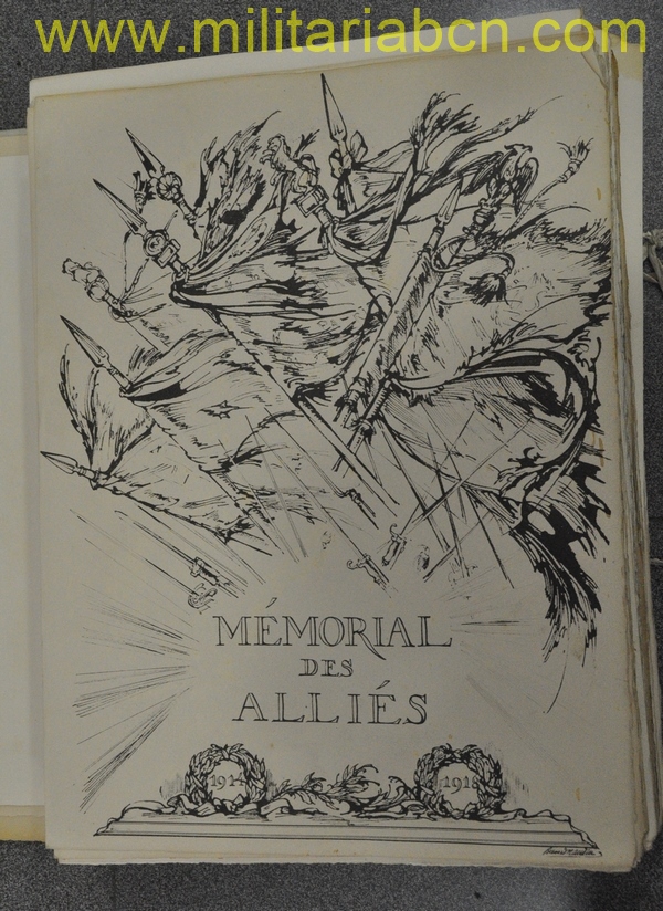 Mémorial des alliés 1914/1918 - Composé par Bernard Naudin - Editions Nationales Daniel JACOMET &amp; Cie  París