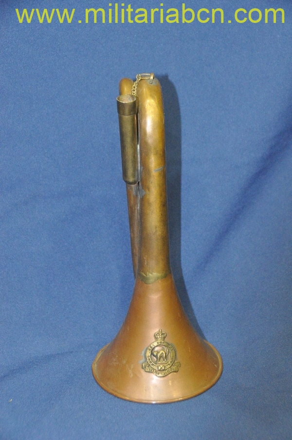 Canadá. Corneta del Ontario Regiment. Época Isabel II.