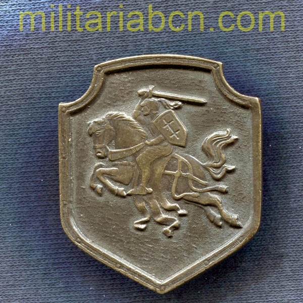 Lituania.  Insignia de gorra de Voluntarios del Ejército.  1991