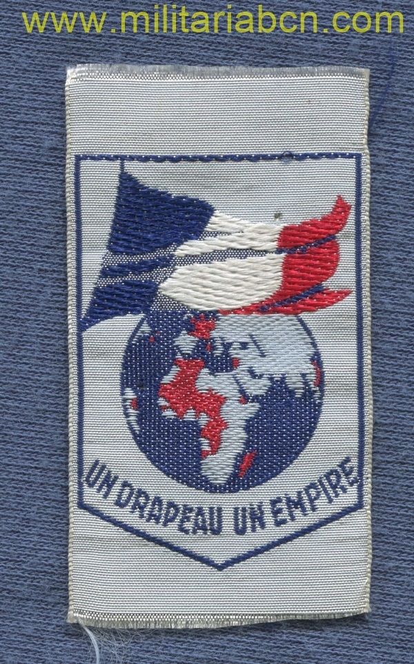 Francia. Parche bordado del Gobierno de Vichy. 2ª Guerra Mundial.