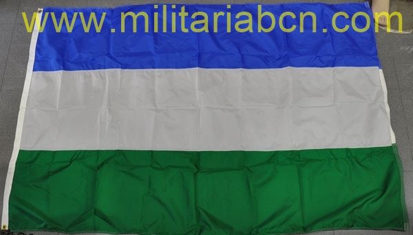 Bandera.  Sierra Leona.  118 x 182 cm.  1961.