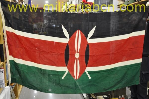 Bandera.  Kenya.  115 x 207 cm.  1963.
