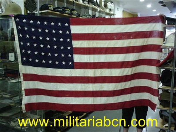 Bandera. Estados Unidos. 48 estrellas