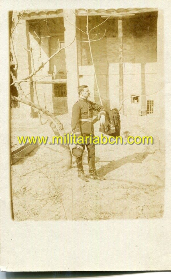 Fotografía original de un Capitán de Estado Mayor.   Época Alfonso XIII.