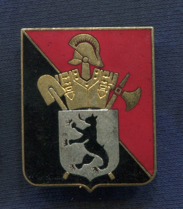 Insignia 110° SECTION DU GENIE DE BERLIN. Arthus Bertrand Paris.