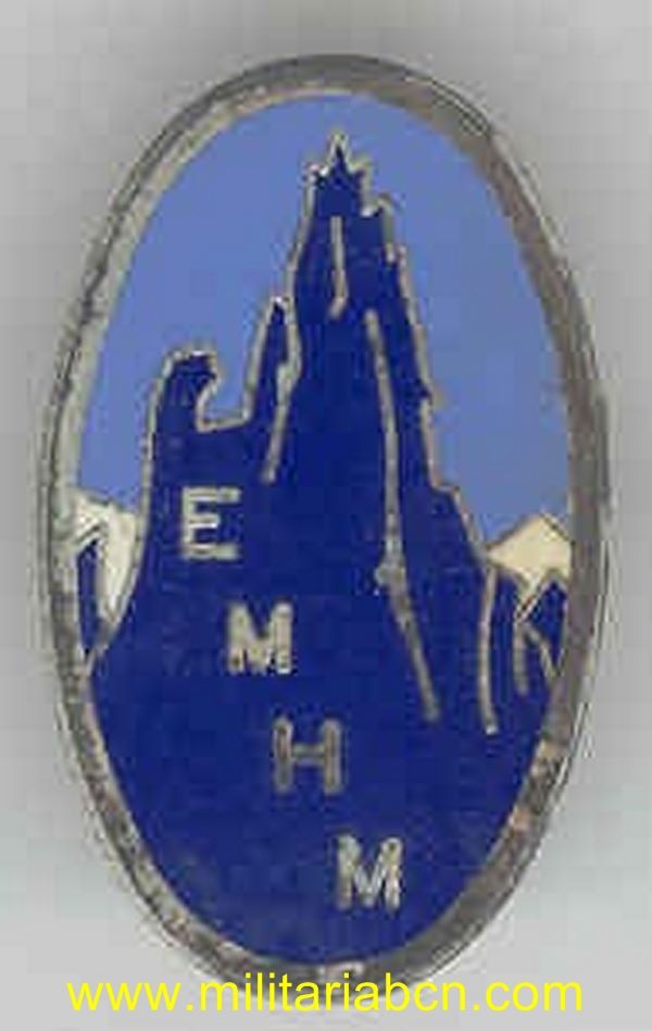 Insignia regimental. Escuela Militar de Alta Montaña.