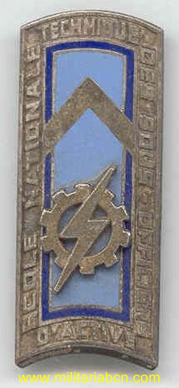 Insignia regimental. Ecole Nationale Technique des Sous-Officiers
