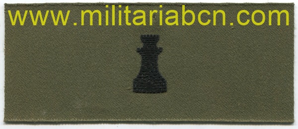 España. Divisa o graduación del Ejército. Ingenieros. Tropa