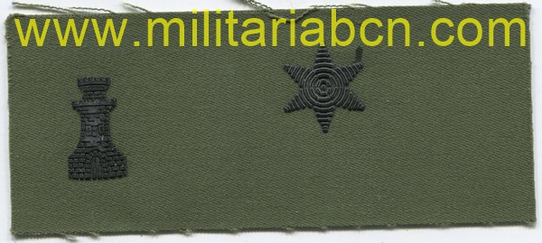 España. Divisa o graduación del Ejército. Ingenieros. Alférez.