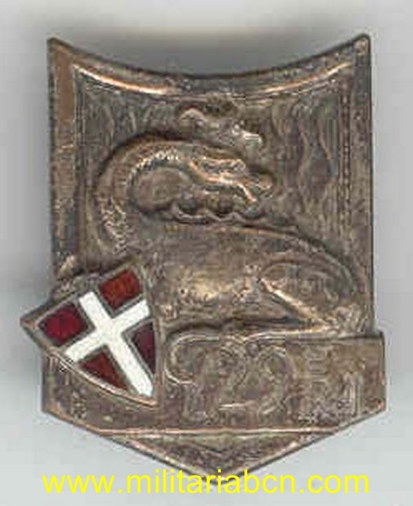 Insignia.129ème RI Régiment d'Infanterie. Drago Paris G429