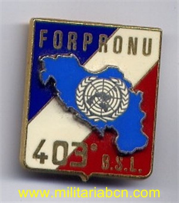 FORPRONU. 403 BSL. French Forces