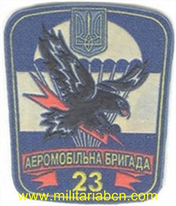 Ucrania. Insignia de tela de unidades paracaidistas. M1
