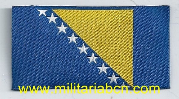 Guerra de los Balcanes. Bosnia and Herzegovina. Insignia de tela del Ejército. Model 1998.