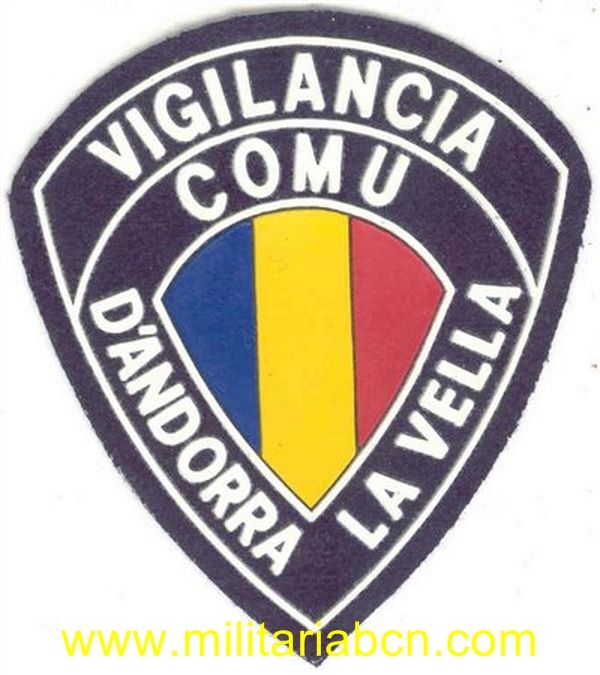 Andorra. Comú d'Andorra la Vella. Vigilància.