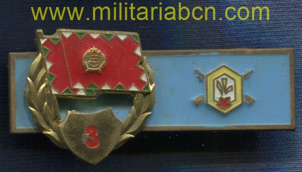 República Popular de Hungría. Insignia de especialista de Armas Químicas. 3r grado.
